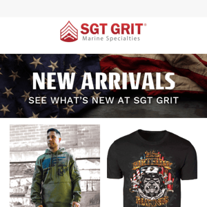 🎉 New Arrivals & Best Sellers at Sgt Grit! 🎁