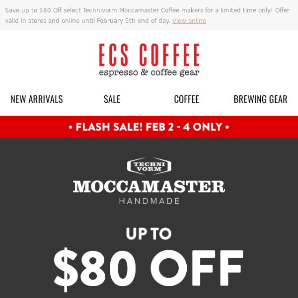 FLASH SALE ⚡ Up to $80 Off Moccamaster Coffee Makers!