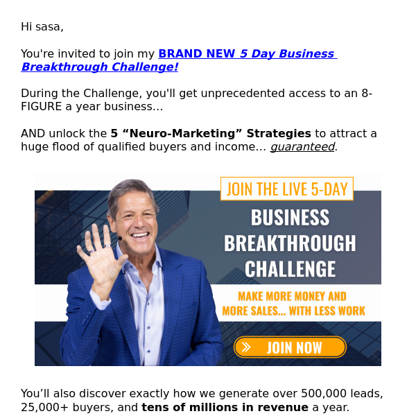 CHALLENGE: 5 Days to Get Your Business Back on Track