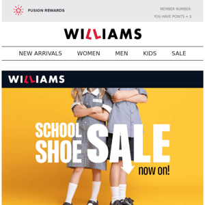School Shoe Sale Now On! ✏️