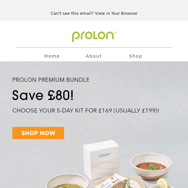 🎁 HUGE SAVINGS: Save Over £80 on the ProLon Premium Bundle