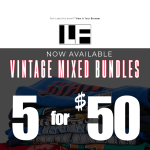 Now Available: Vintage Mixed Bundles 🎁