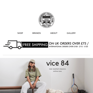 Vice 84 'Washed Classics' OUT NOW!