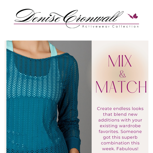 Excellent Match! - Denise Cronwall Activewear