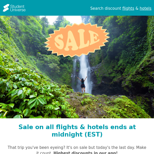 That flight (& hotel) you want is on sale – today