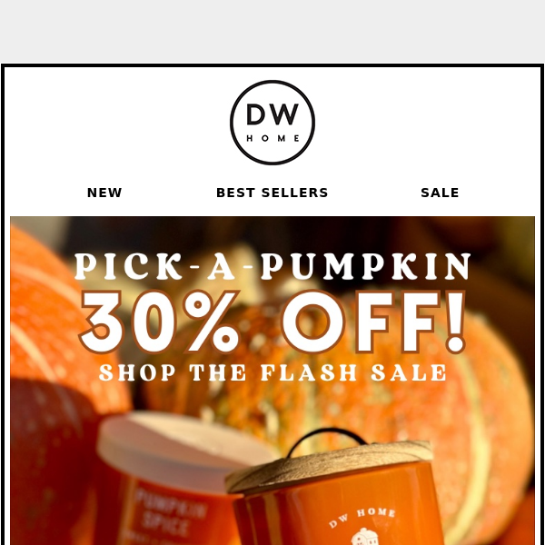 30% OFF PUMPKIN SCENTS 🎃