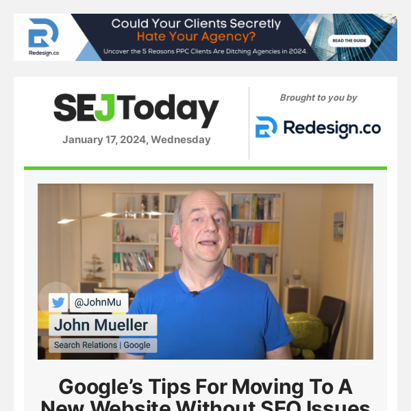 Google’s Tips For Moving To A New Website Without SEO Issues