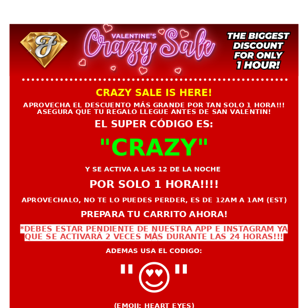 Javier The Jeweler NYC, VALENTINE'S CRAZY SALE IS HERE!!! APROVECHALO! 🤩