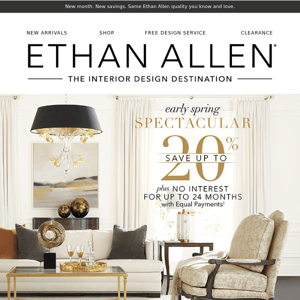 Look what we have for you, Ethan Allen