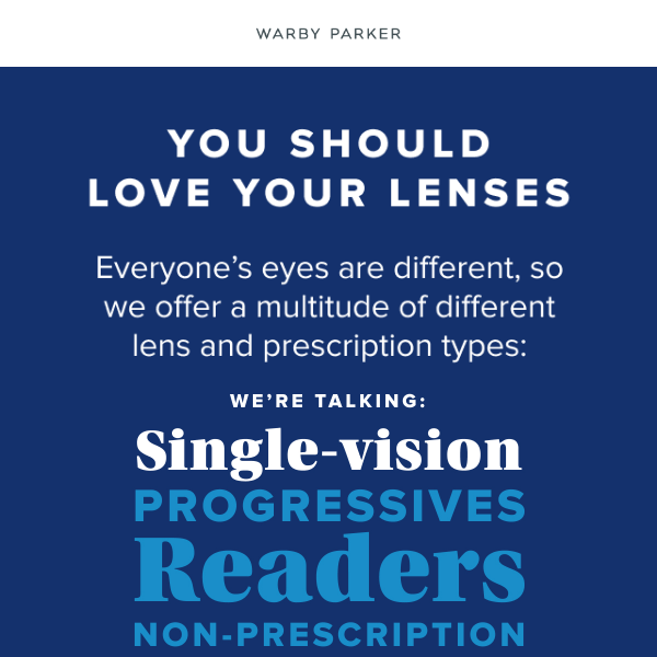 Let’s talk about lenses