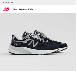 The MADE in USA 990v6 in navy