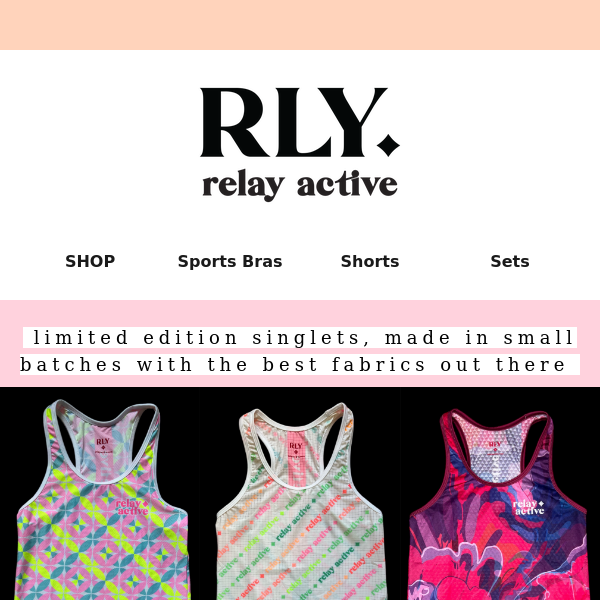 ⚡🌈 limited edition singlets to light up any run 🌈🎆