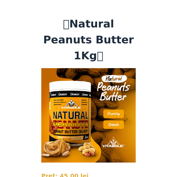 🍯Natural Peanuts Butter 1Kg