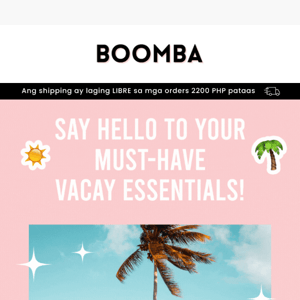 INSIDE: The BOOMBA Must-haves For Your Next Vacay