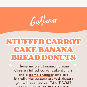 TRENDING RECIPE: Stuffed Carrot Cake Donuts 🥕🍰🍩
