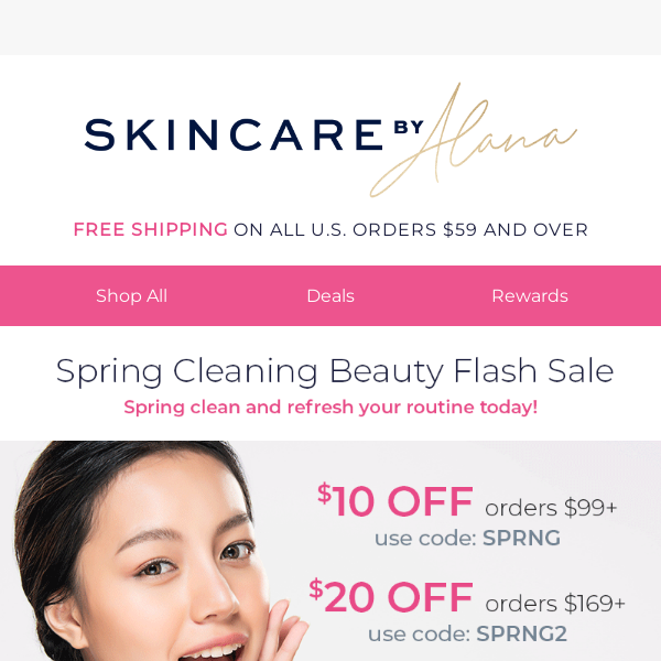 $20 Off Skincare & Beauty Items During The FLASH Sale!