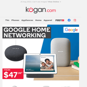 Create a Google Smart Home from $47.99* - Google Nest Hub, Smart Speakers & More
