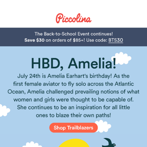 HBD, Amelia! ✈️