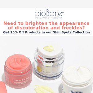 Brighten freckles & discoloration appearance!