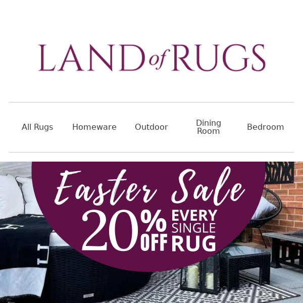 Land of Rugs UK, Spruce up Your Home for Spring 🐣 🐰