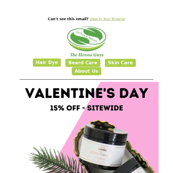 A Treat for your love… 15% off!