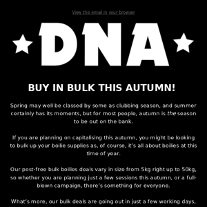 BUY IN BULK THIS AUTUMN! 🍂