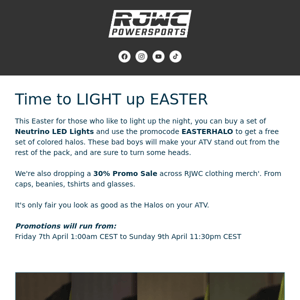 Light up the Night this Easter - 💡