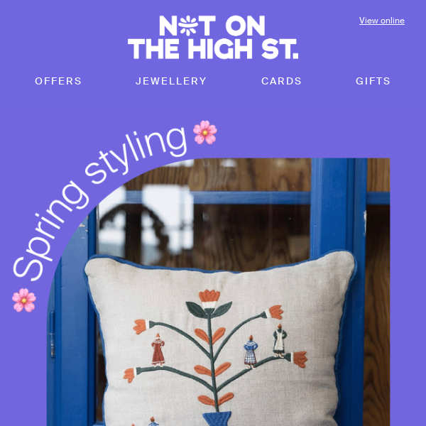 Bring spring home with up to 50% off