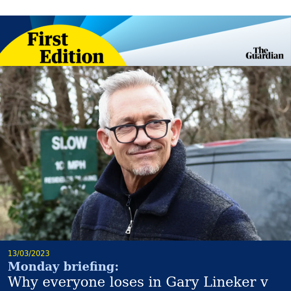 The losers and losers of Linekergate | First Edition from The Guardian