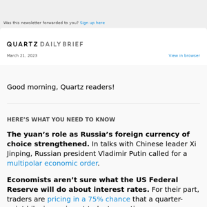 🌏 A stronger yuan in Russia