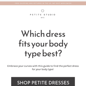 Which dress fits your body type best?