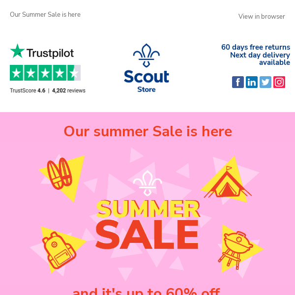 Our Summer Sale is here 🌞