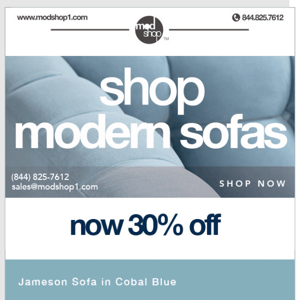 Shop Modern Sofas!