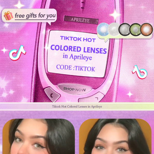 🔥Tiktok Hot Colored Lenses in Aprileye !     Don’t Miss Out on These Deals!🛒