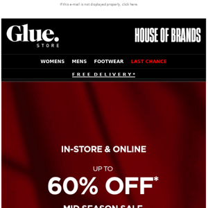 Glue Store, Want Up To 60% Off*? 😏