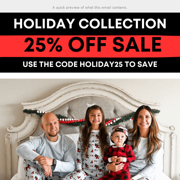 🎄 25% OFF HOLIDAY COLLECTION 🎄