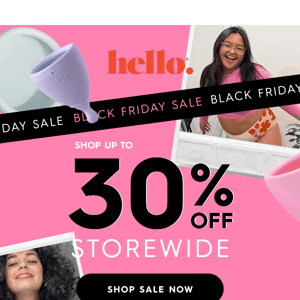 SHOP UP TO 30% OFF STOREWIDE 🌸😱