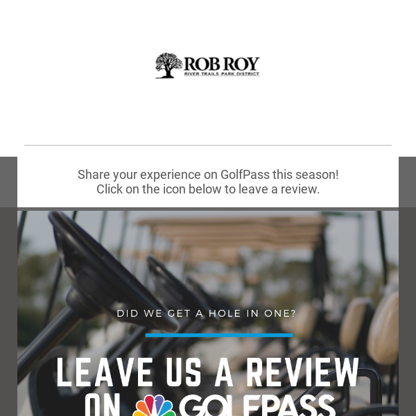 Share your experience with Rob Roy Golf Course