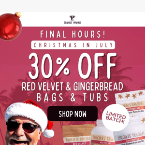 ⏰Final Hours for 30% Off