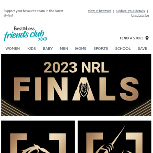 NRL Finals: Support your fave team in style