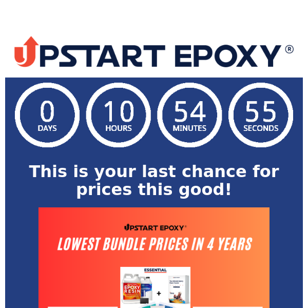 Final Reminder: Lowest bundle prices in Upstart history are almost gone!