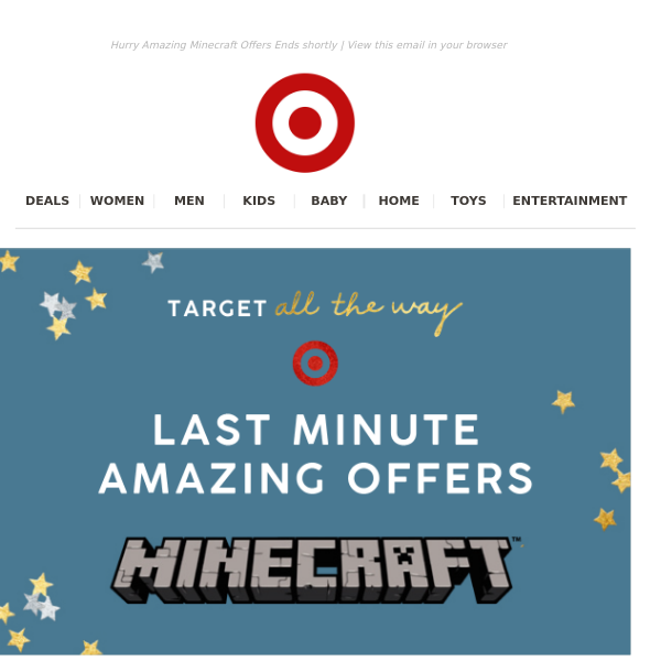 Last Minute Offers - Minecraft