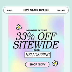 ✿ shop 33% off site wide ✿