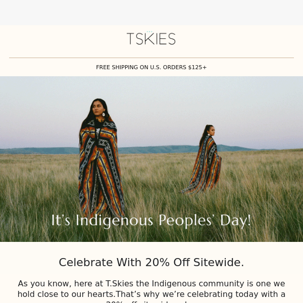 Happy Indigenous Peoples' Day!