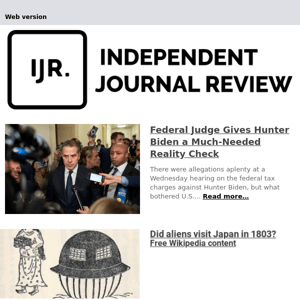 Federal Judge Gives Hunter Biden a Much-Needed Reality Check