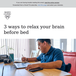 3 ways to relax your brain before bed