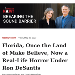 Florida, Once the Land of Make Believe, Now a Real-Life Horror Under Ron DeSantis