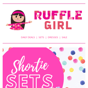 💖💗NEW RG SPECIAL RELEASE - SHORTIE SETS Perfect for Spring!