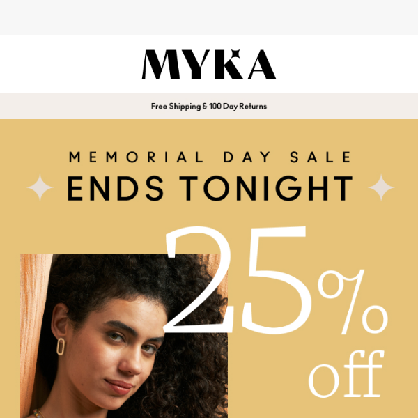 FINAL HOURS - Memorial Day Sale