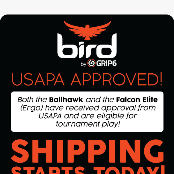 APPROVED: Bird Pickleball is now USA PickleBall Approved